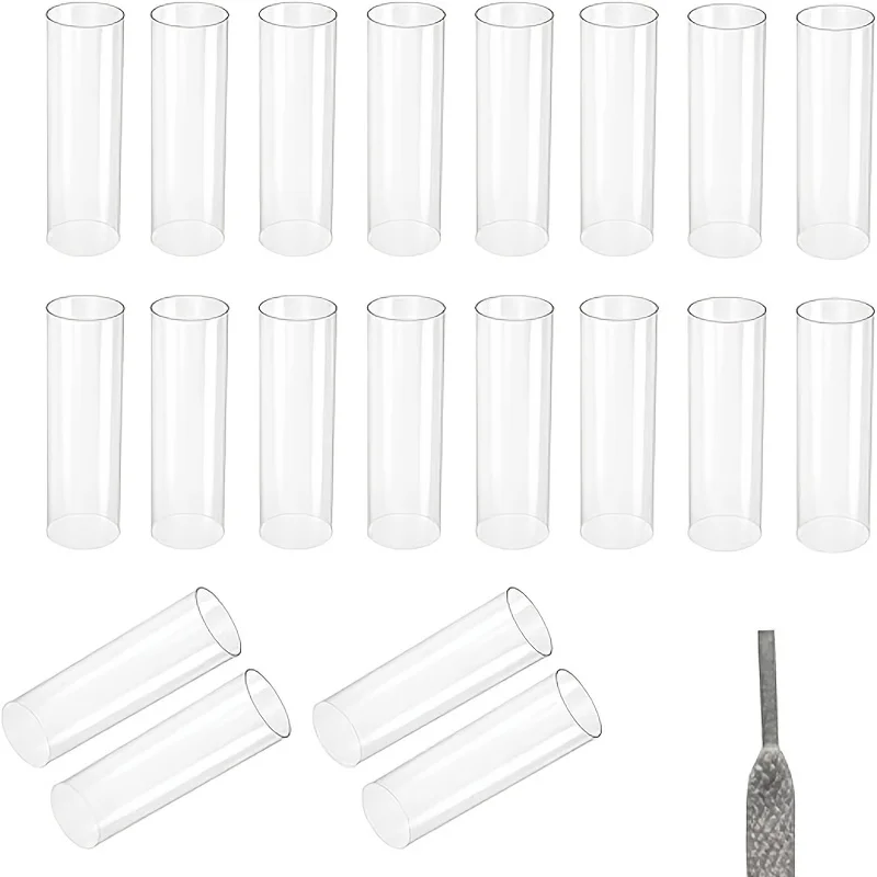 20 stücke Schrumpf Schlauch Seil Ende Schutz Transparent Schrumpf Schlauch Wärme Schnürsenkel Spitze Einstellbare Ring Schutzhülle – Detail 5