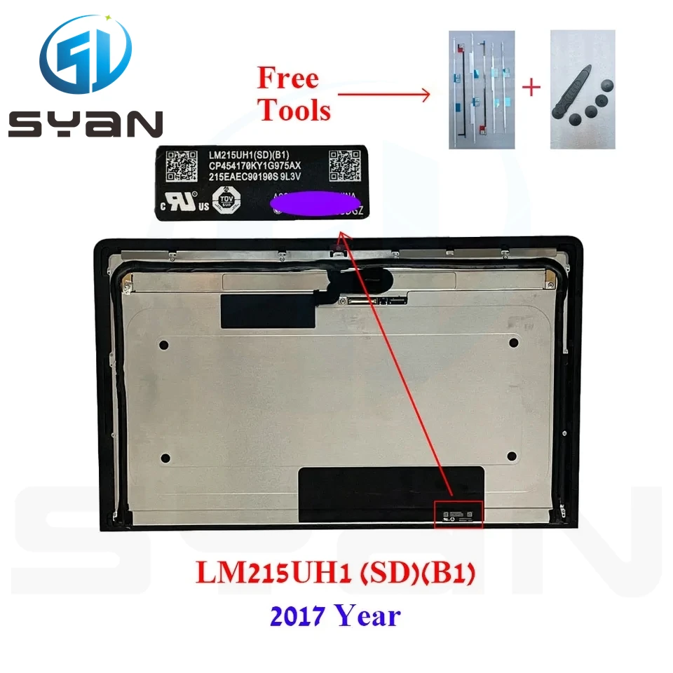

SYan A1418 4K дисплей в сборе фотосессия Для iMac 21,5 ''A1418 Полный ЖК-дисплей стекло 2015 2017