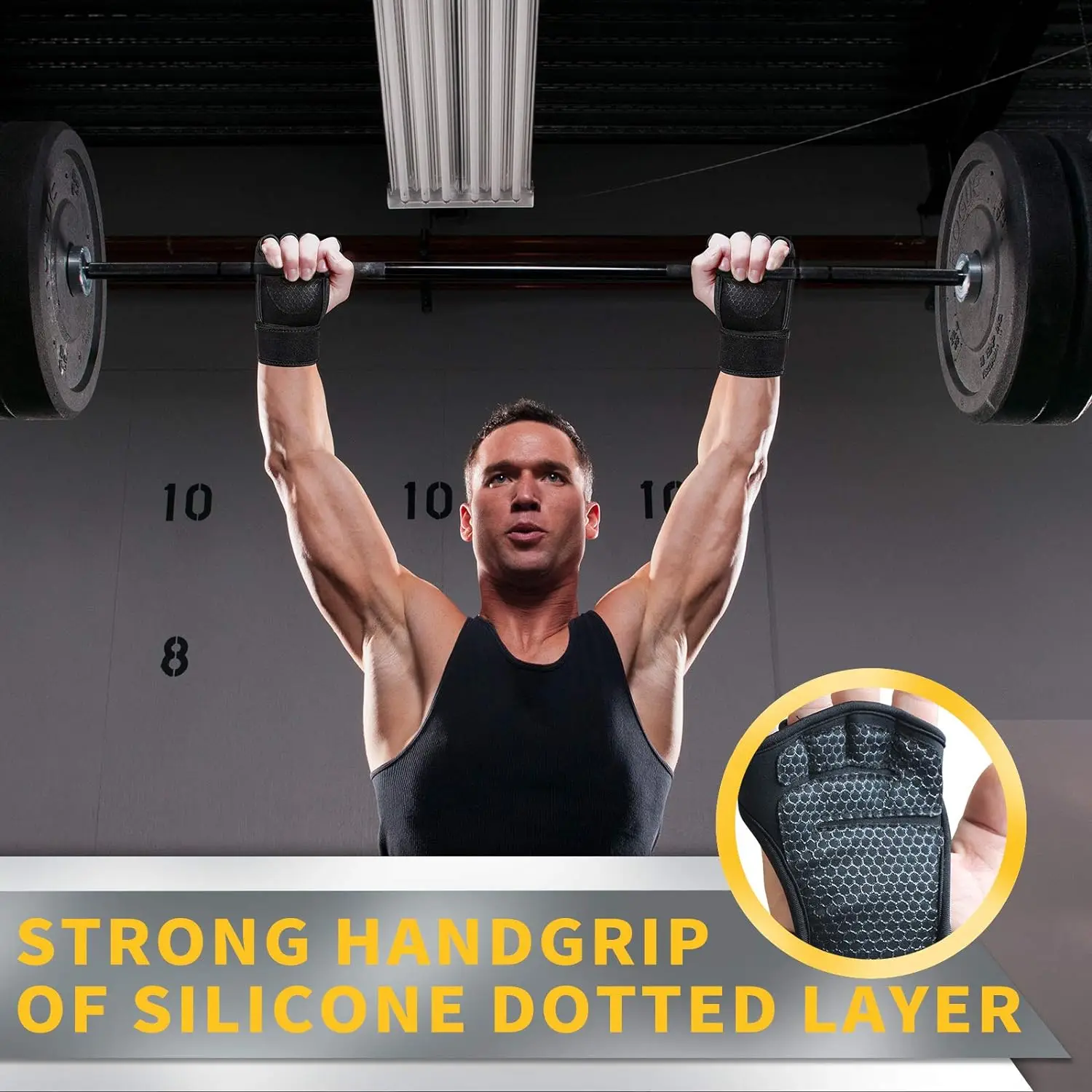 Gym Gloves for Men Women Fitness Weight Lifting Wristband Gloves Body Building Training Sports Exercise Cycling Glove Shockproof