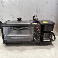 3-in-1 Breakfast Machine Baking Timer Function Home Automatic Toaster Sandwich Maker 1