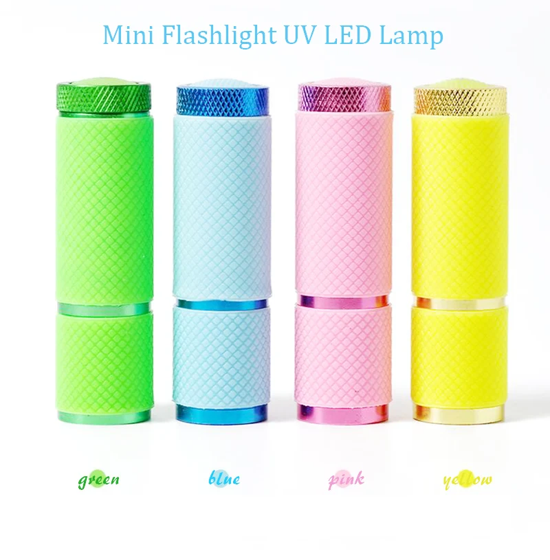 24W/48W UV LED 네일 드라이어 램프 USB 그린/블루/핑크/옐로우/화이트 보우낫 자외선 라이트 손톱 건조 램프 8.5*2