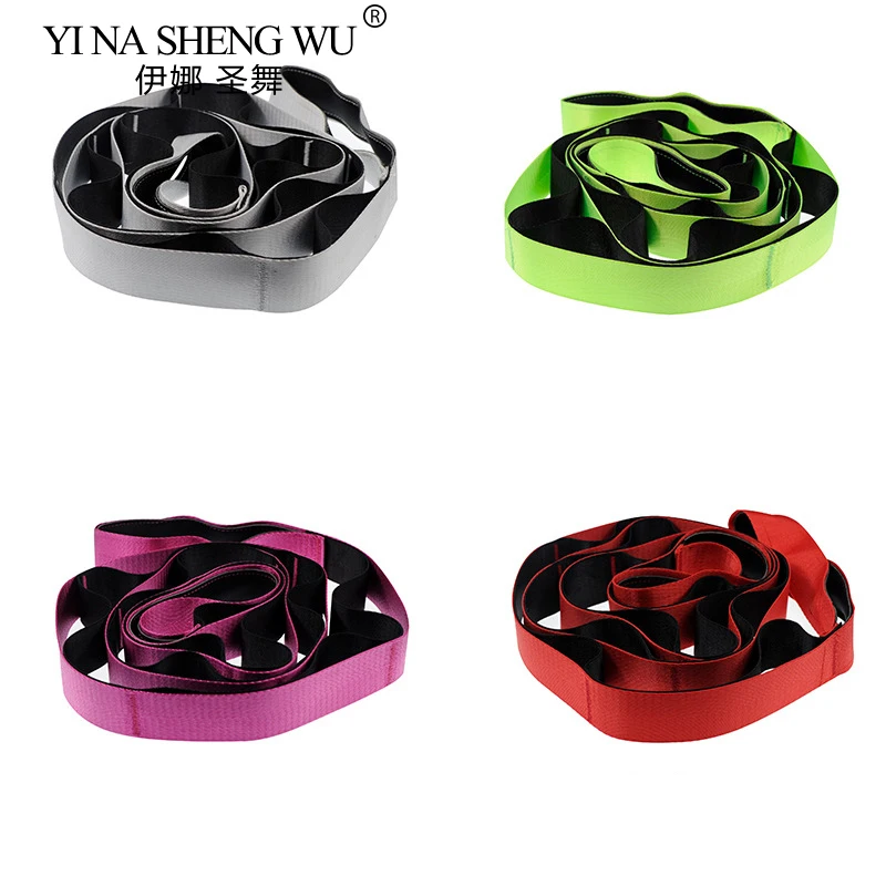 Enhanced Non-Elastic Stretch Strap for Yoga, Pilates, Dance, and Physical Therapy