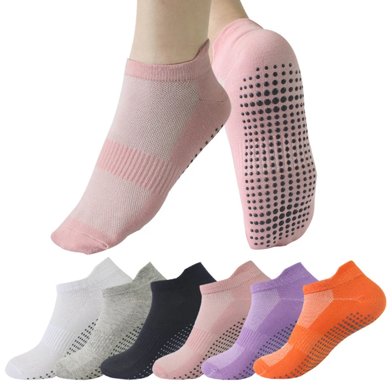 5 Pairs Women’s Cotton Yoga Socks 5