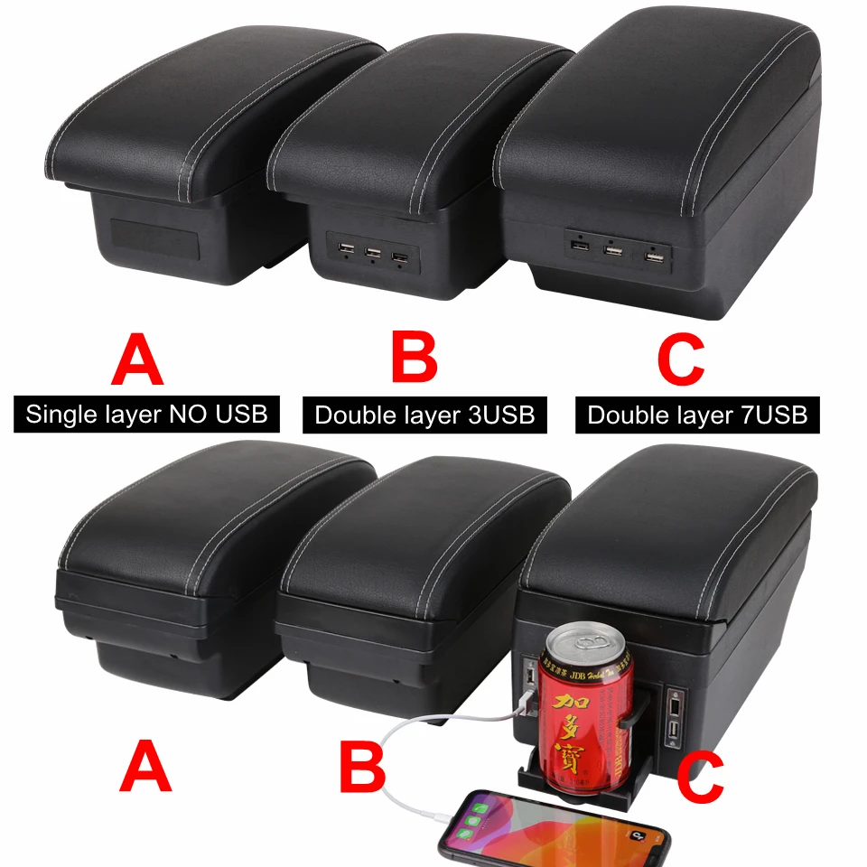 Armrest for Suzuki Swift Car Armrest Box Central Store Content Box Special Retrofit Styling Decoration Accessories Cup Holder