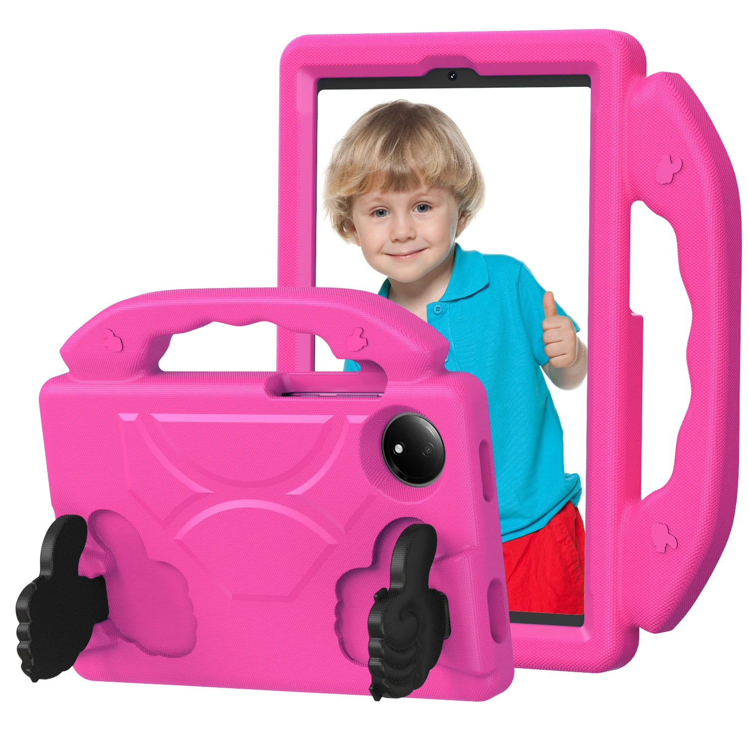 Durable Kids EVA Tablet Stand Case with Handle and Adjustable Viewing Angles
