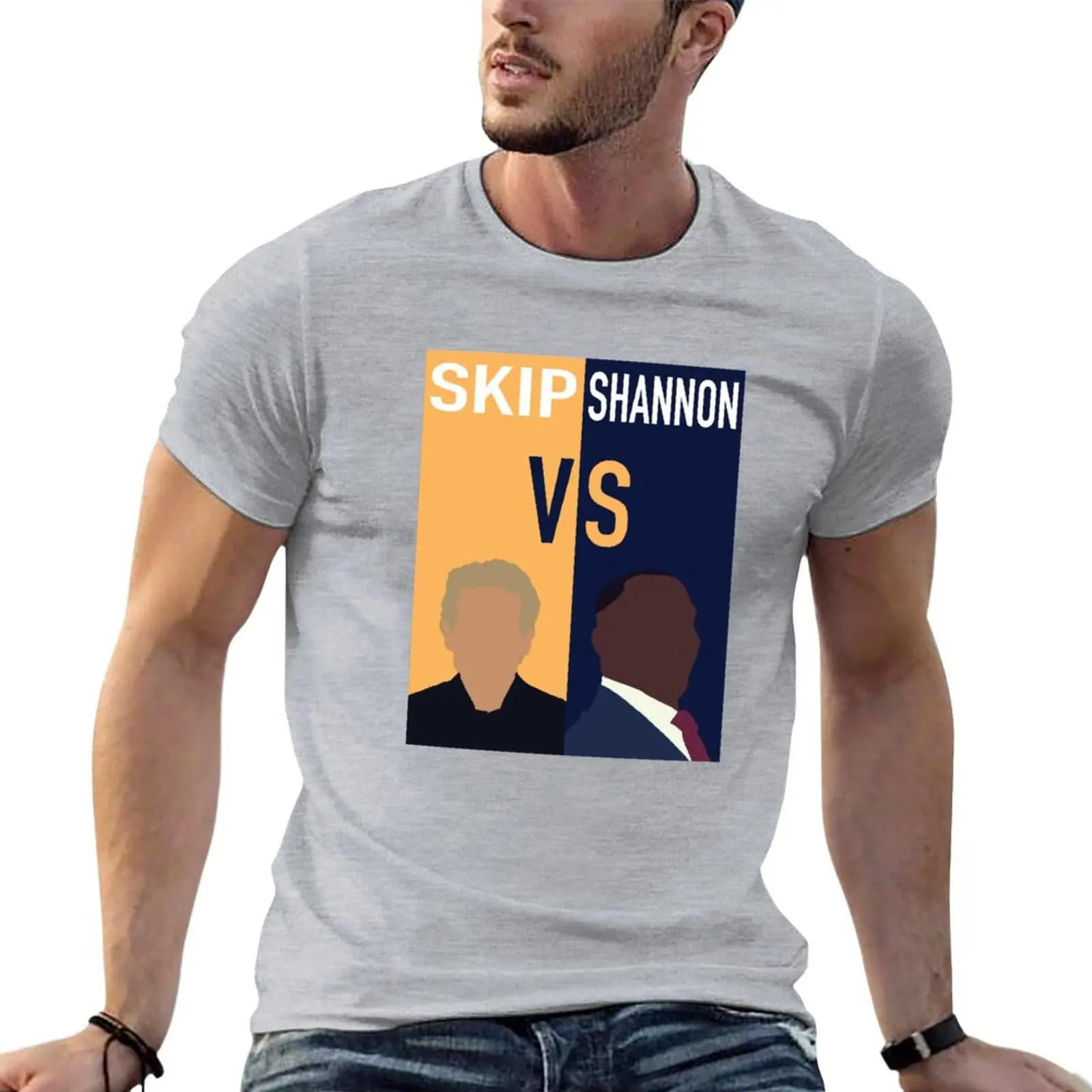 

Skip vs. Shannon Undisputed T-Shirt t-shirts man aesthetic clothes Short sleeve kawaii clothes mens graphic t-shirts