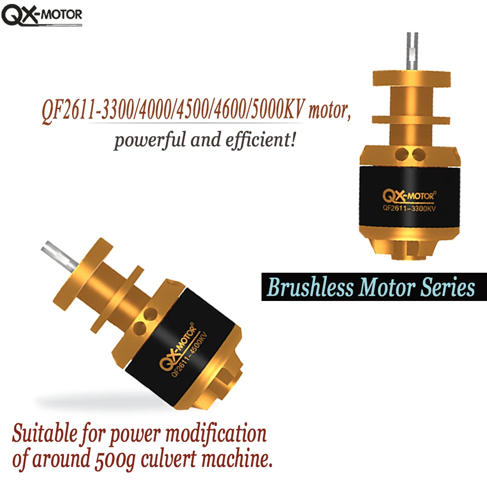 QX-MOTOR QF2611 3300KV 4000KV 4500KV 4600KV 5000KV Brushless Motor for 50mm 64mm EDF