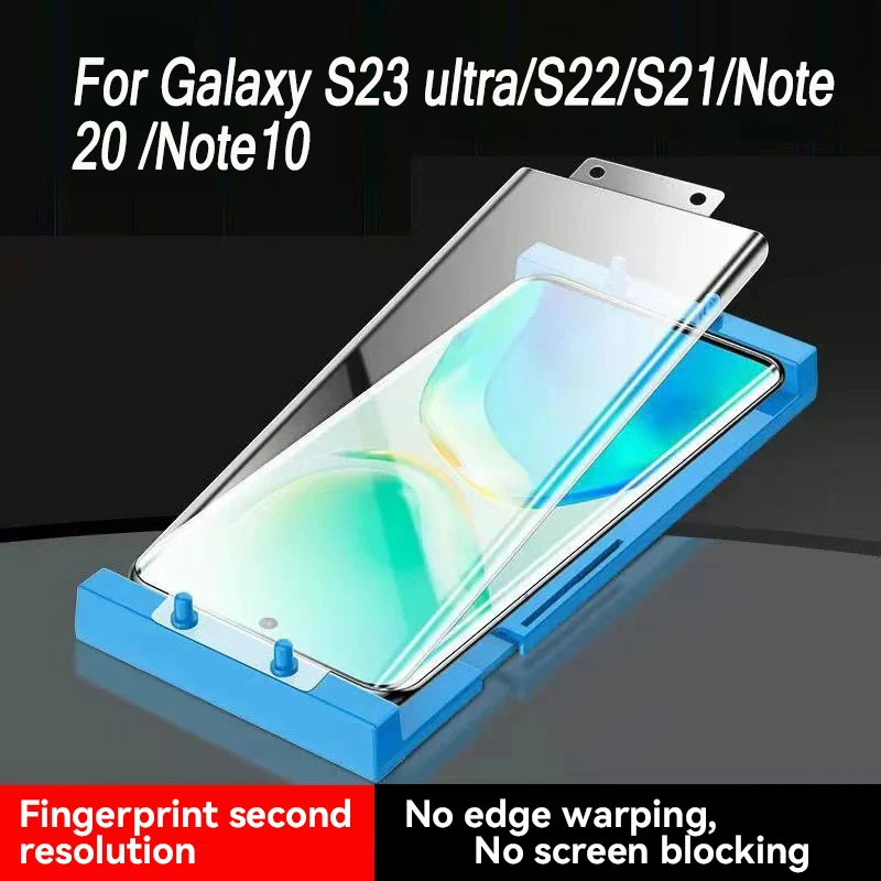 

1 шт., изогнутая керамическая защитная плёнка для экрана Samsung Galaxy S23 S22 S21 S20 S10 Note 20 Ultra 10 Plus