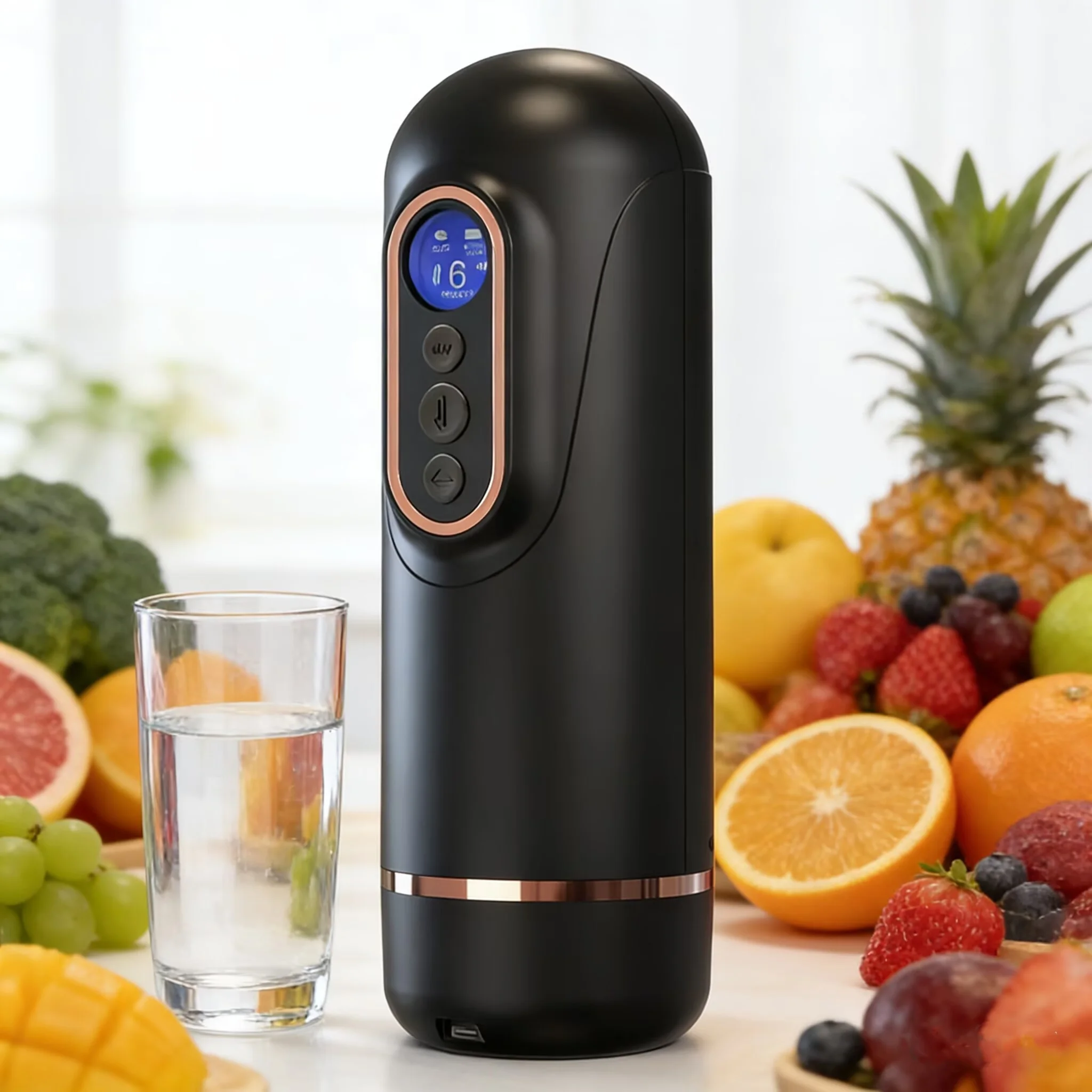 Multi-functional Vegetable Fruit Juicing Machine Rechargeable Fruit Juice Extractor Household Electric Juicer for Kitchen Use 1