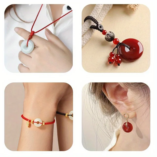 Bracelet Silicone Mold DIY Glass Imitation Jade Peace Buckle Pendant Dropping Mold Bracelet Accessories Silicone Mold 5