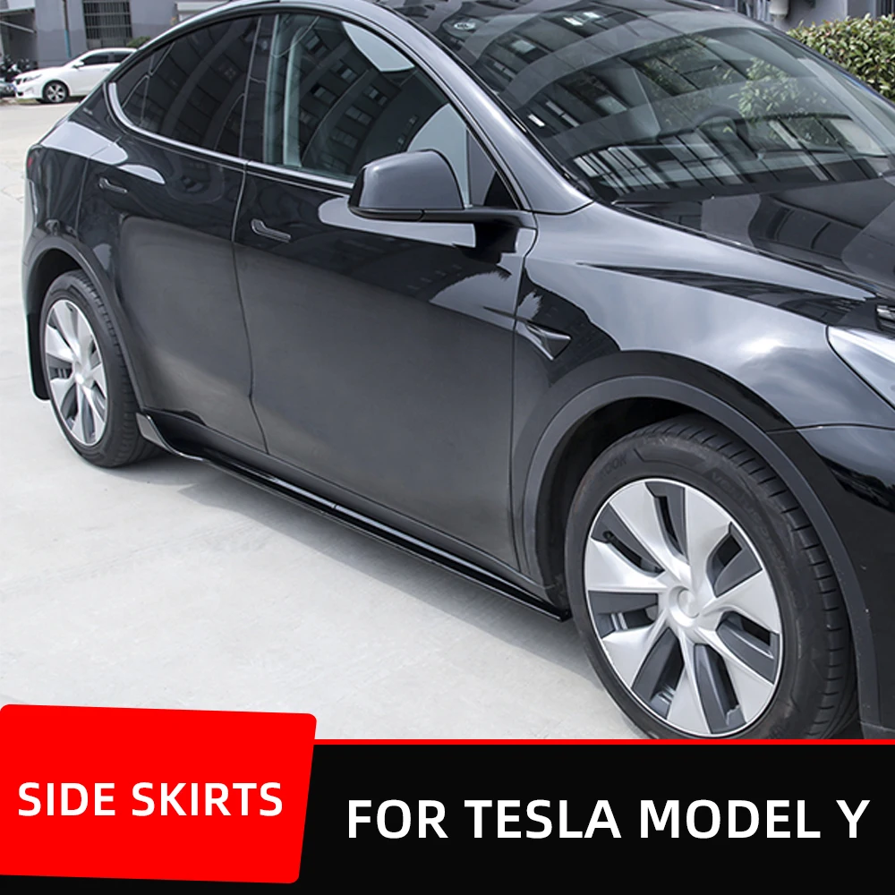 

4 шт./комплект, Автомобильные Боковые бамперы для Tesla Model Y 19 20 21 22