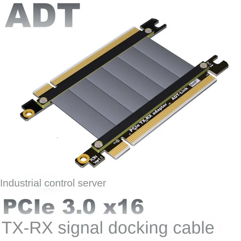 

Удлинительный кабель PCI-E x16 штекер-гнездо pcie TX-RX кабель для обмена сигналом PCIe3.0x16 gen3 128G/bps