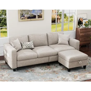 78" L-Shaped Sectional Sofa 1