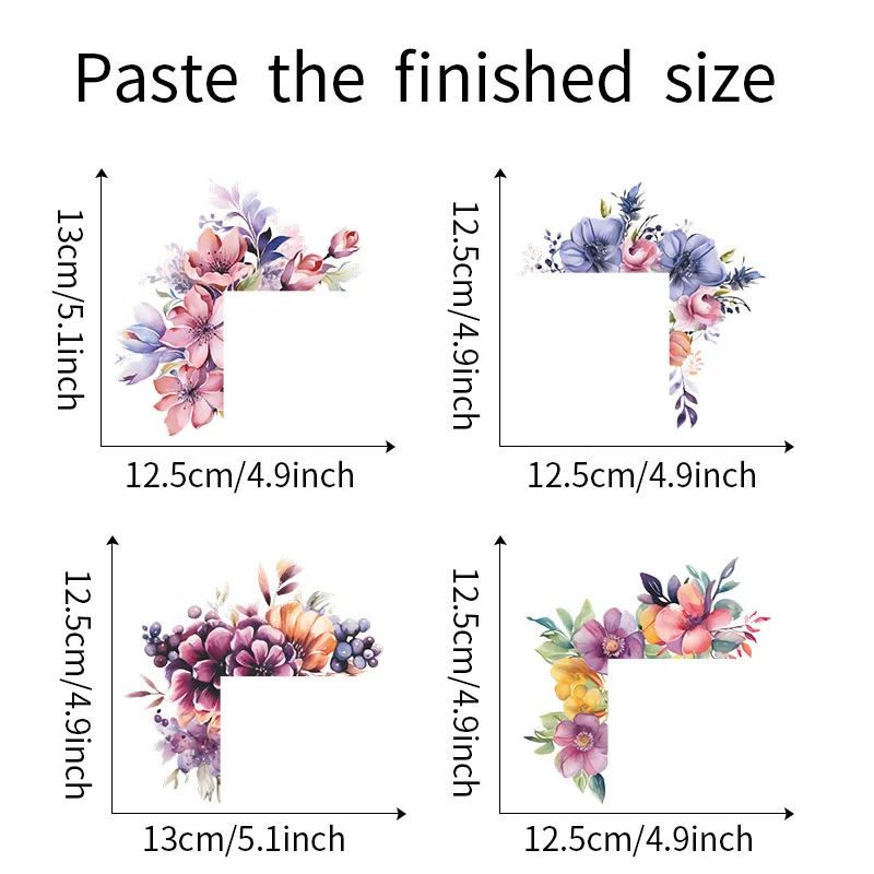 Description Picture 2 of itemFlower Switch Stickers Green Leaves Plants Wall Sticker Tropical Switch Wallpaper Self-Adhesive Wall Decals Home Decor DIY