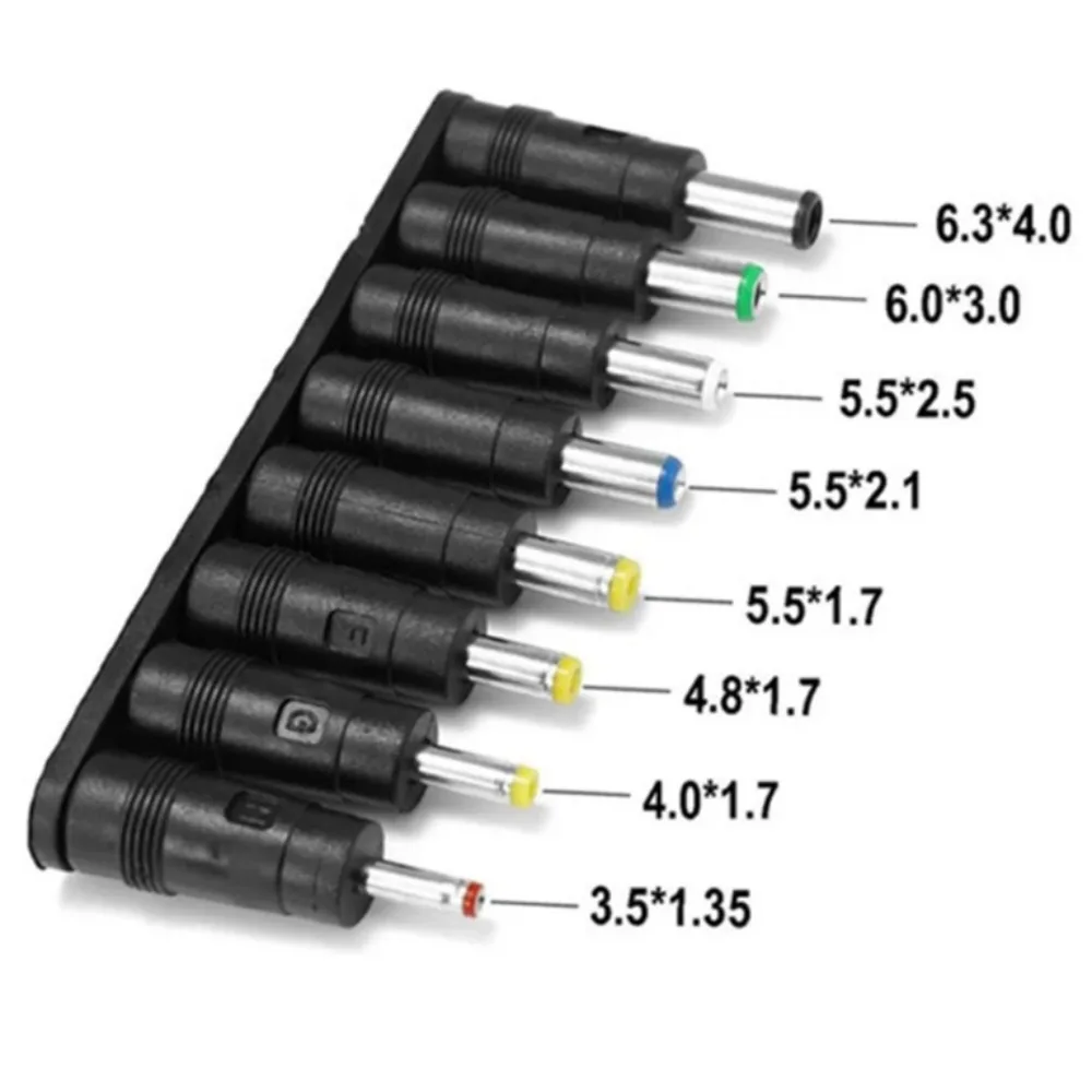 파워 부스트 케이블 C타입 to DC 5V/9V/12V/15V/20V USB 케이블 부스트 컨버터 조절 가능 전압 65W 고속 충전 케이블 8개 어댑터