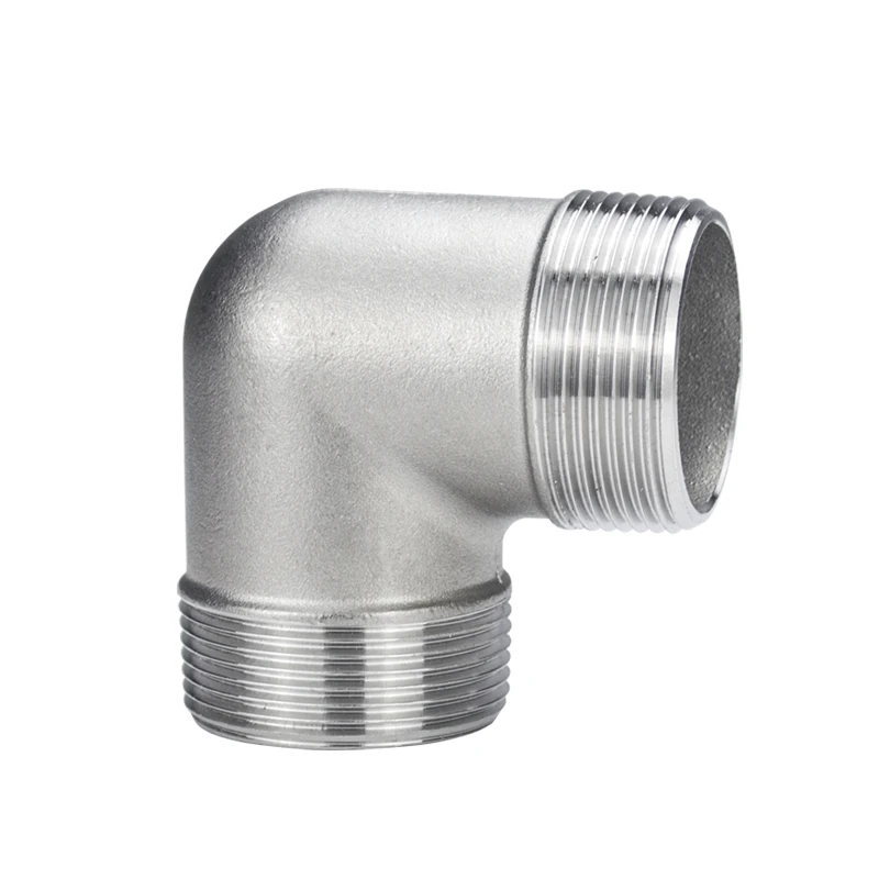 Pipe Fitting 304 Stainless Steel Male Threaded Elbow Female Connector 45 Degree 90 Degree 1/2&rdquo; 1&ldquo; 1-1/4&ldquo; 1/4 2&ldquo;