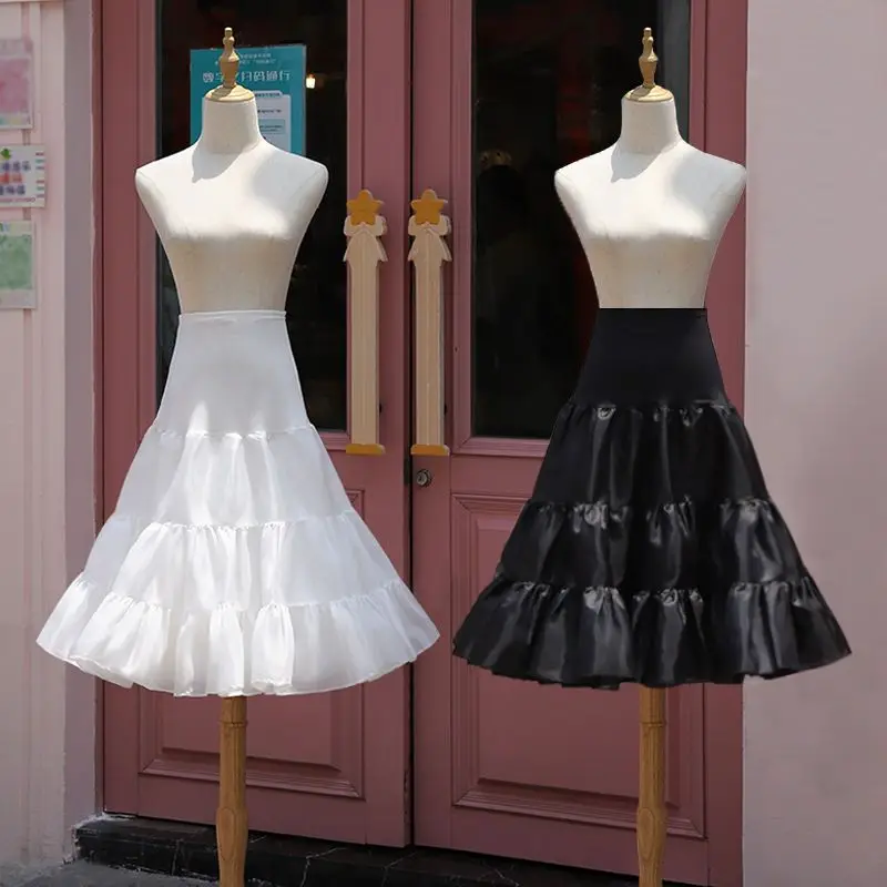 Petticoat Skirt Petticoat Underskirt Wedding Underskirt Flower Girl Underskirt Wedding Petticoat Vintage Underskirt Short Organza for Women Dresses