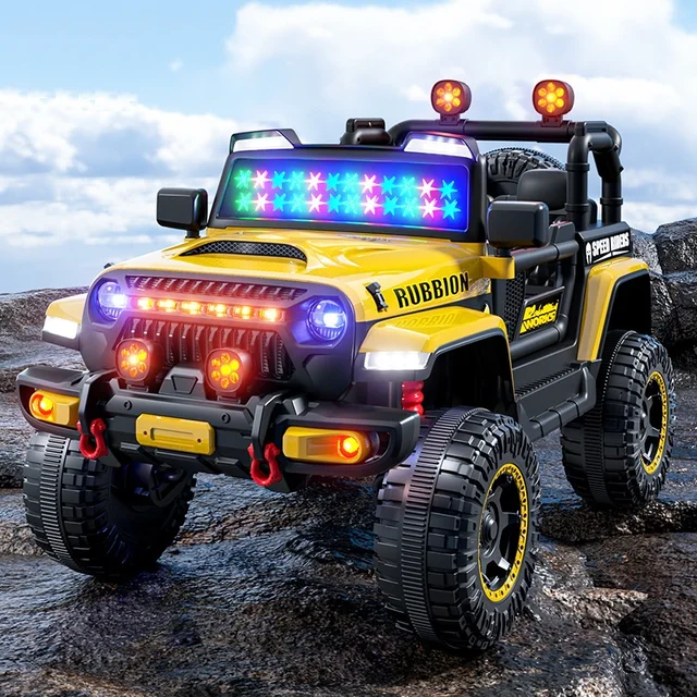1-6-Year-Old Children's Four-Wheel Drive Electric Remote Control For Seated Off-Road Vehicles With Swing, Music And Light 2