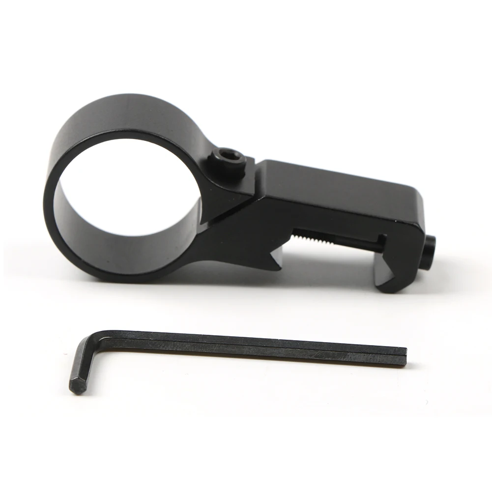 Flashlight Mount 1" Offset Ring Flashlight Light Laser Side Mount Adapter Hunting Rifle Scope 20mm Weaver Picatinny Rail Mount