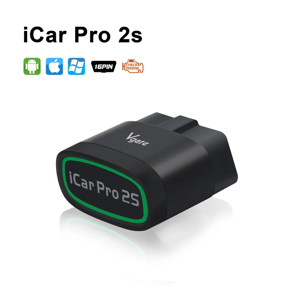Vgate iCar Pro 2S Bluetooth 5.3 OBD2 Car Scan Tool for IOS Android Windows ELM327 Bluetooth V2.3 Car OBD Diagnostic Scanner