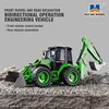 1/14 HUINA 1579 Remote Control Truck Excavator 9CH Loader Two-way Forklift Sound Light Simulation Engineering Car Model Kids Toy 4