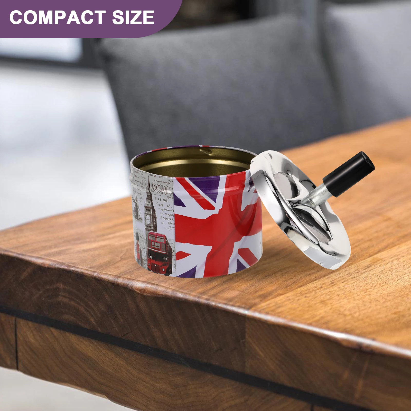 Stainless Steel Portable Small Automatic Extinguishing Convenient Ashtray For Car Home Ashtray Ash Tray Office portable ashtray,cigarettes ashtray,silicone ashtray,stainless steel ashtray,metal ashtray,air purifier ashtray,ceramic ashtray