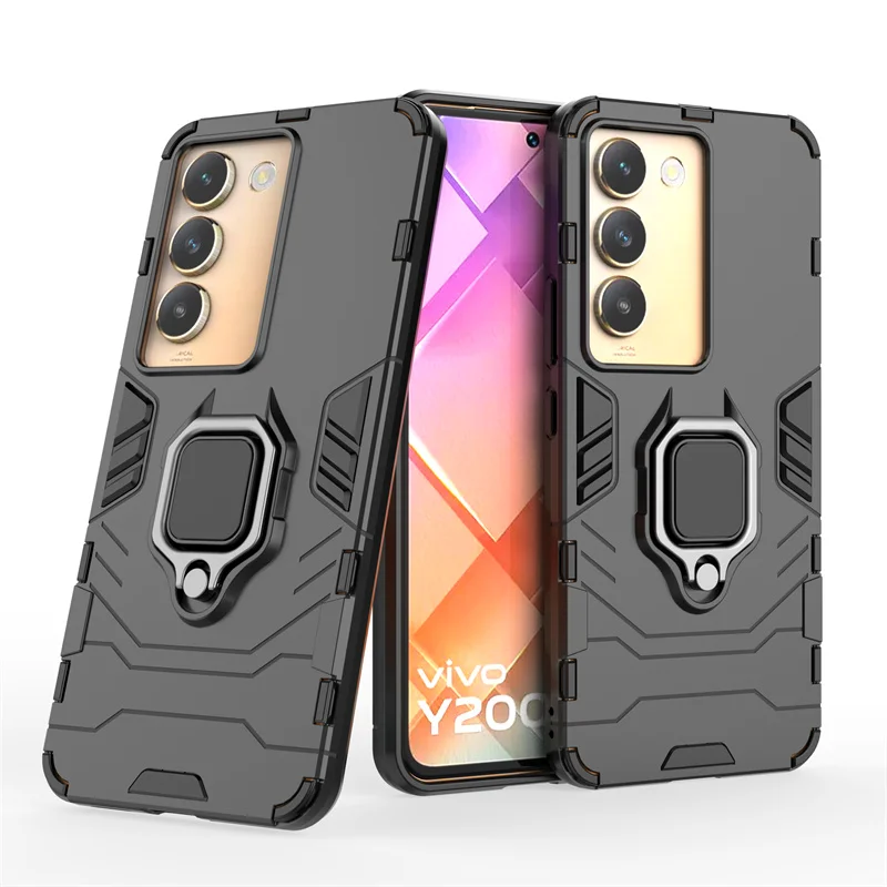 Magnetic Phone Case With Ring Stand For Vivo Series_voghion.com