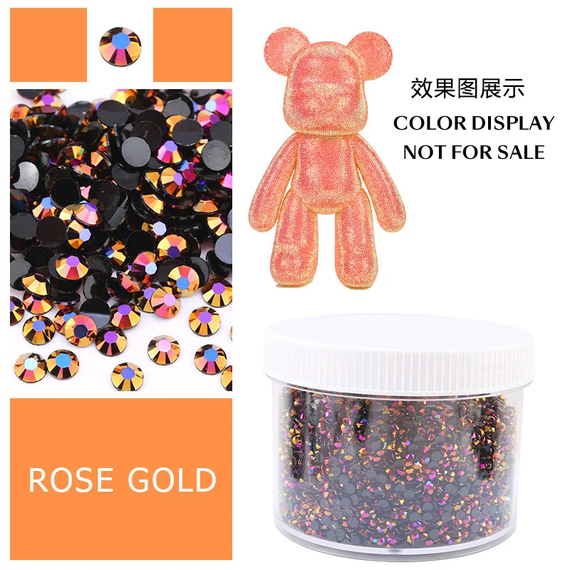 Large Box of Assorted Jelly AB Resin Non-Hot Fix Flat Back Rhinestones