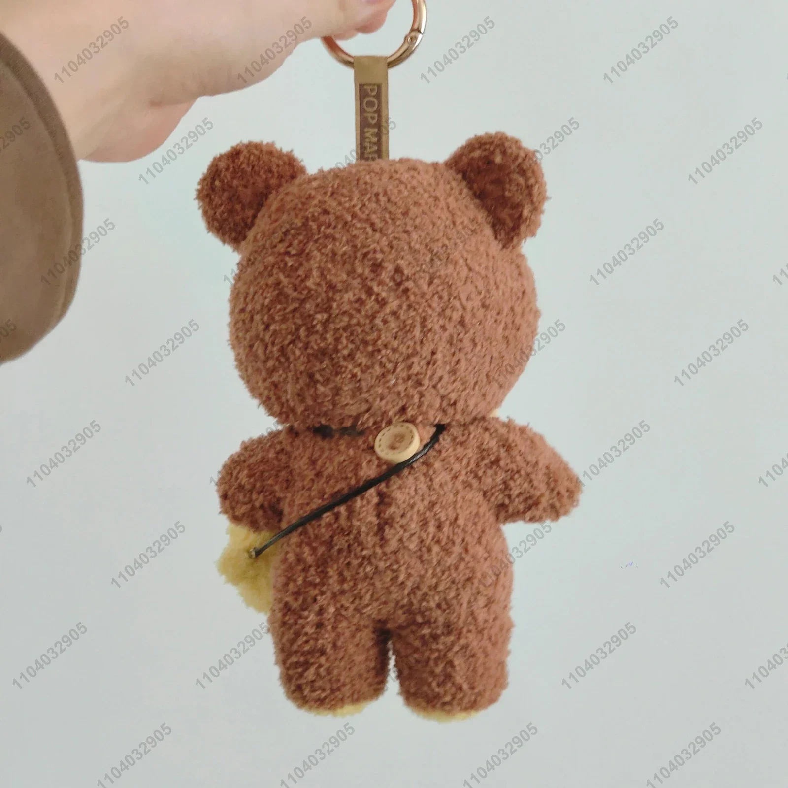 Labubu The Monster Rilakkuma Costume Kuma Bear Clothes Kawai Vinyl Doll Action Figure Original Replica 1:1 Bag Charm Pendant
