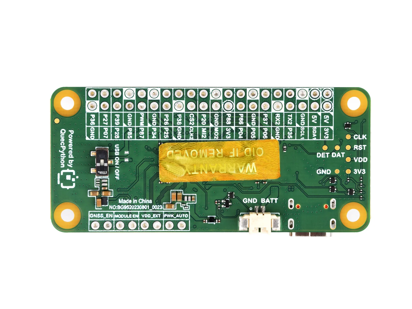 Waveshare QuecPython EVB  ,  Һ, LTE / EGPRS   GNSS , BG95