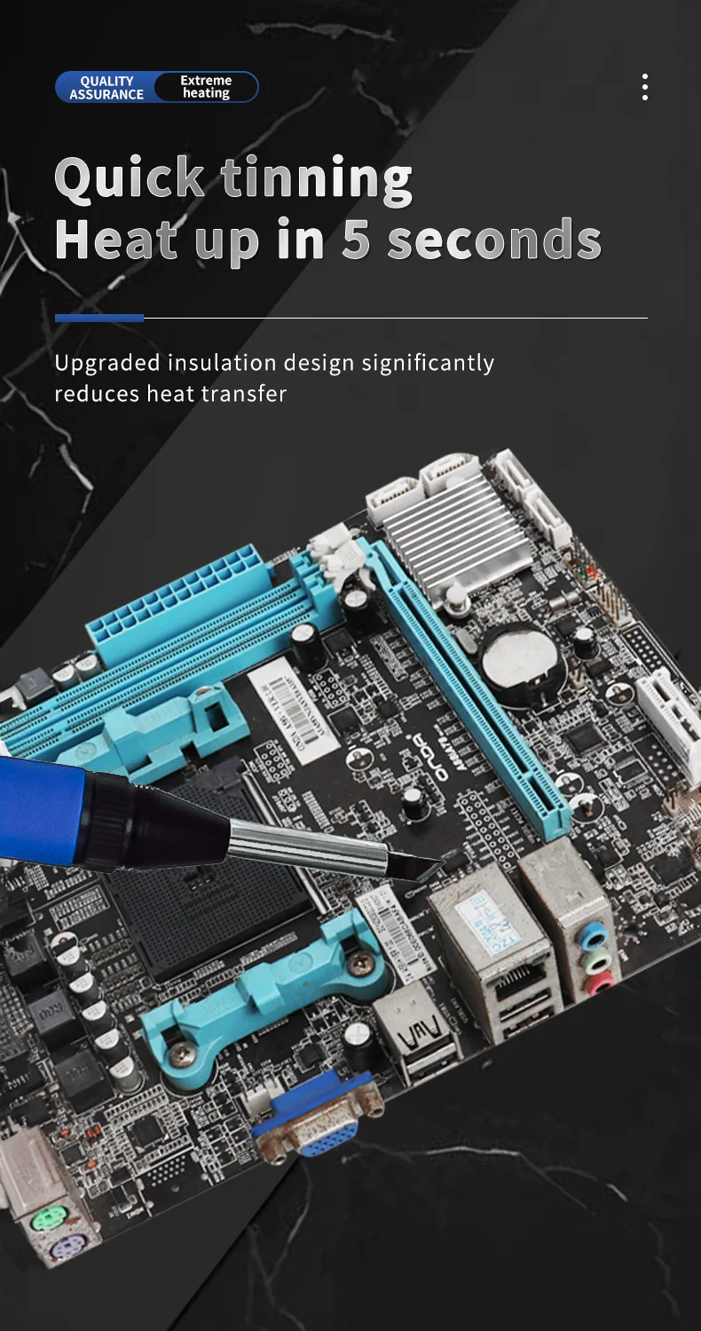 H-01 Soldering Iron 65W Adjustable Temperature PD3.0 Portable Compatible TS and