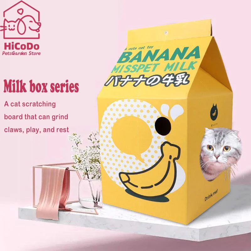 thumbnail image 2 of FluffyDream Cat Scratcher Cardboard, Scratching Pad House Bed Furniture... 2 of 12