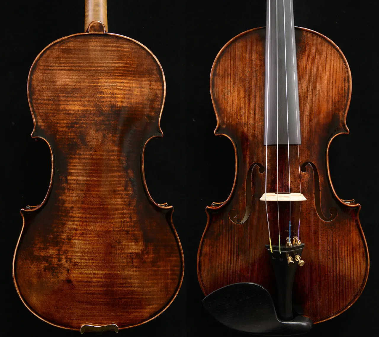 Actual Photo Proud Stradivari Violin Master Wang's Own Work No. W5