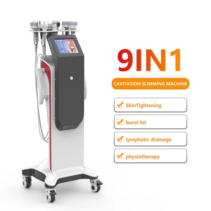 Newest Vertical 80k Cavitation Body Slimming Vacuum Massage Skin Contouring Fast Slimming Vacuum Suction Heating Equipment