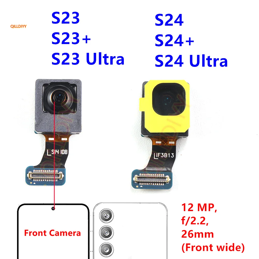 High-Resolution Front Facing Camera 12MP Replacement for Samsung Galaxy Smartphones