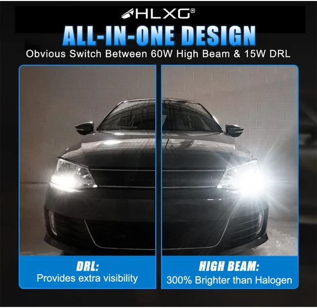 Carsnake H15 Led Bulbs Headlights Canbus With Drl Without Error 20000LM  High Brightness Auto Lamps For Volkswagen Golf Audi Bmw - AliExpress