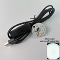 White Led Black
