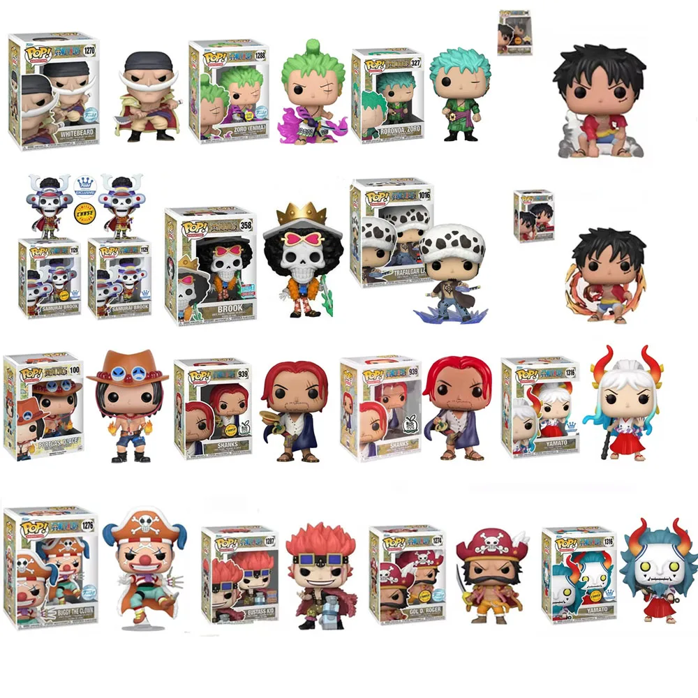 thumbnail image 2 of Funko Pop Brook Samurai Brook 1129 Shanks Luffy Yamato Roronoa.Zoro Buggy One Piece Figura de acción de vinilo Juguetes Muñecas Regalos para niños, 2 of 5
