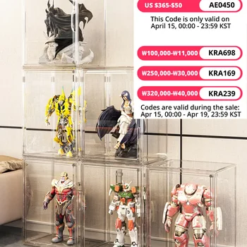 손가락 아크릴 보관함 정리함, 블라인드 박스, 쇼케이스 쥬얼리 정리함, 가방용 메이크업 정리함