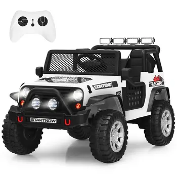 DORTALA 12V Kids Ride-On Car Electric Children Ride-On Truck Toddler Motorized Vehicle