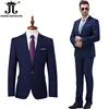 ( Jackets + Pants ) Premium Brand High Quality Pure Color Groom's Man Fashion Wedding Dress Suit Men's Formal Business Suit 1