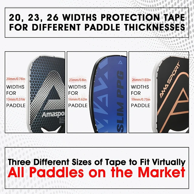 pickleball paddle protective edge guard tape, sports themed party