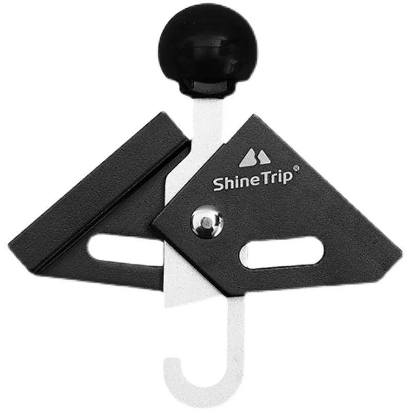 Camping Tent Accessories Shine Trip Pyramid Tent Circle Thimbles Outdoor A-frame Aluminum Alloy Support Trap Tent Accessories