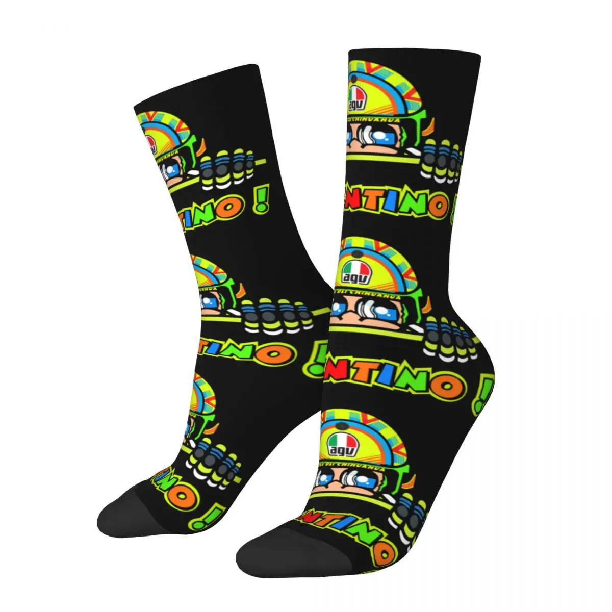 

Moto-Gp Rossi-Speed Racing Socks Men's Women's Funny Happy Motocross Socks Novelty Spring Summer Autumn Winter Socks Gifts