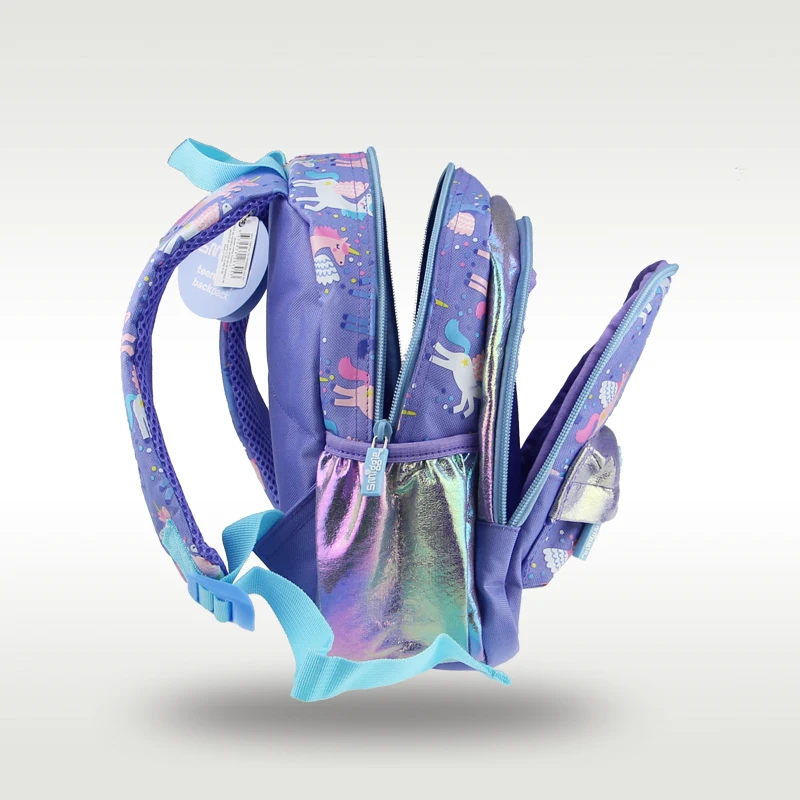 Australia Original Smiggle Baby Schoolbag Girl Cartoon Unicorn Shoulder Children's Backpack Kindergarten Small Class 1-4 Year