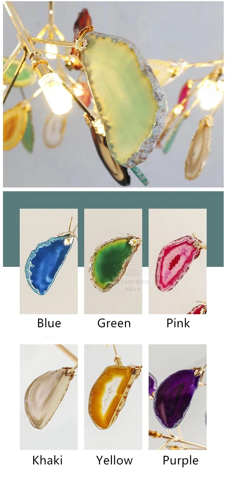 Firefly Chandelier Agate
