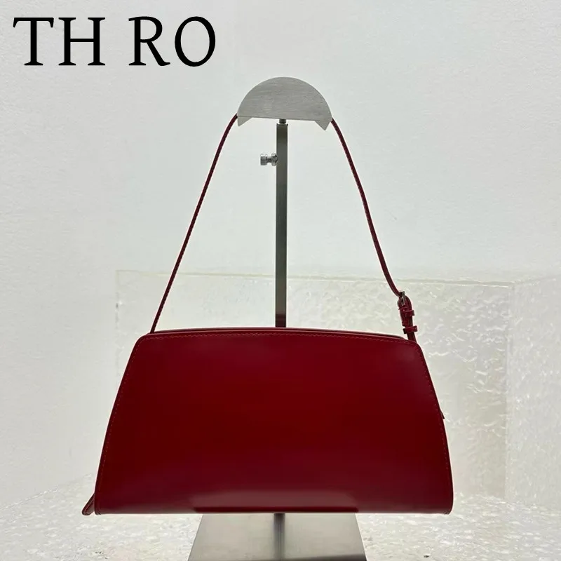 TH RO Classic Women's Multi Color Leather Handbag Single Shoulder Bag Women's Simple Crossbody Bag