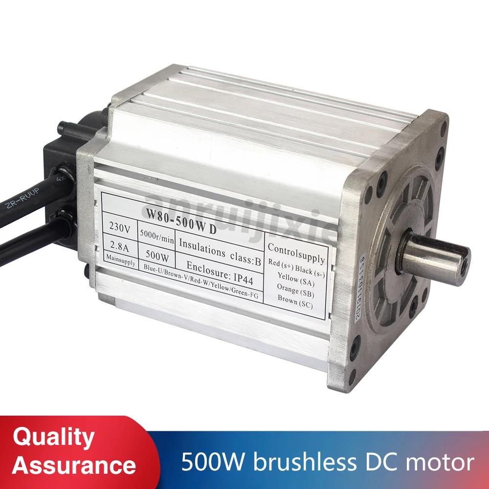 

Brushless DC Motor 220v W80-500wD 2.8A SIEG SC2-014 5000 RPM JET BD-X7 lathe Motor