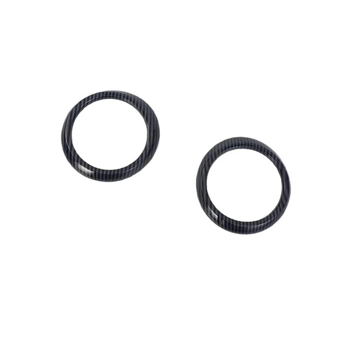 

For Chevrolet Seeker Trax 2023 2024 Dashboard Side Air Vent Ring Trim Interior Accessories , ABS Carbon Fiber