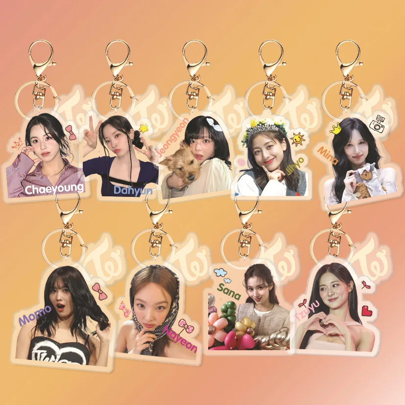 

TWICE New Acrylic Keychain Key Hanger Peripheral Same Style